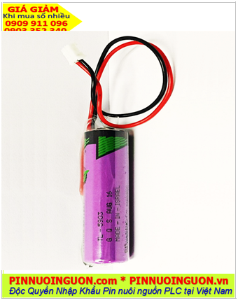 Tadiran TL-5903 (Dây cắm PH 2.0-2P); Pin nuôi nguồn PLC Tadiran TL-5903 LITHIUM 3.6v AA2400mAh chính hãng 